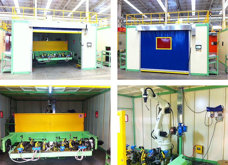 汽車零部件機器人焊接工作站案例！