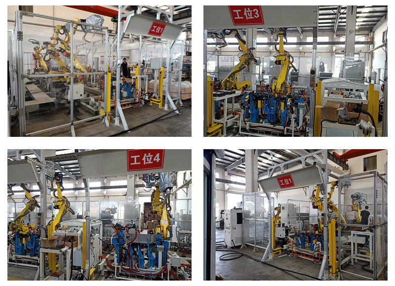 汽車(chē)車(chē)身點(diǎn)焊涂膠流水線案例！